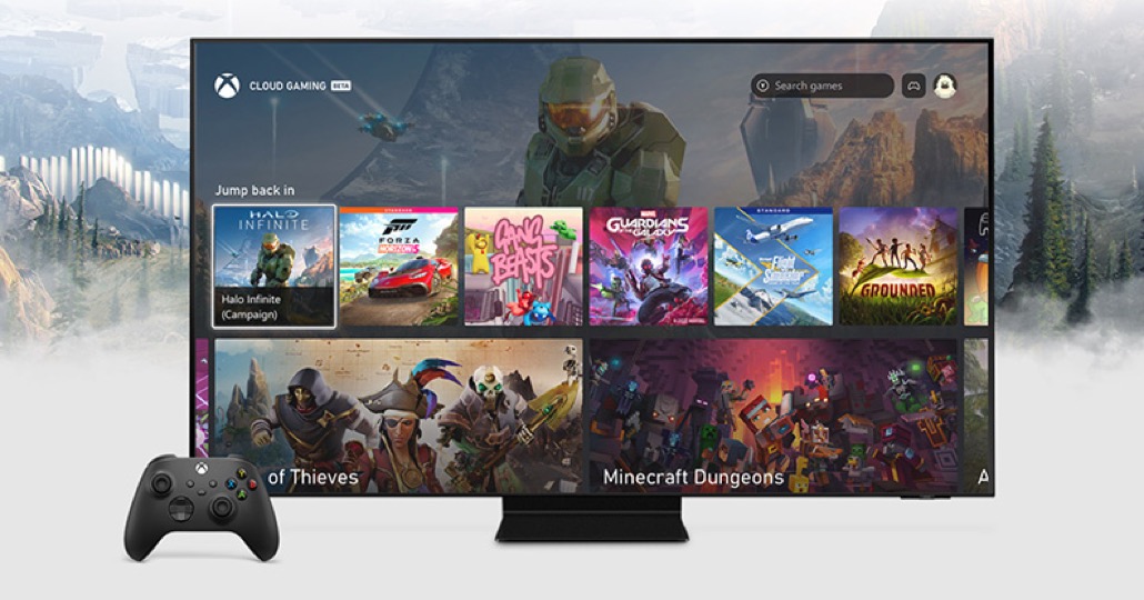 xbox cloud gaming spel